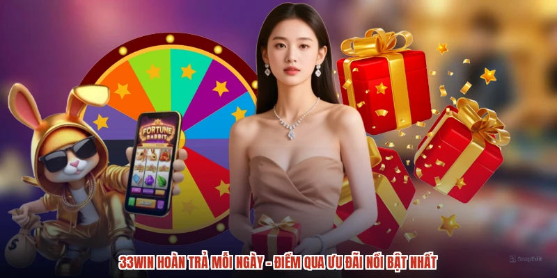 33Win Hoàn Trả Mỗi Ngày - Điểm Qua Ưu Đãi Nổi Bật Nhất
