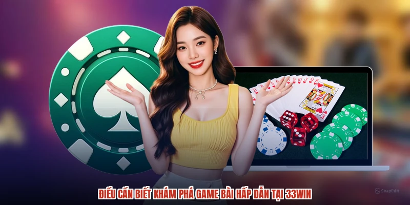 Điều cần biết khám phá game bài hấp dẫn tại 33Win