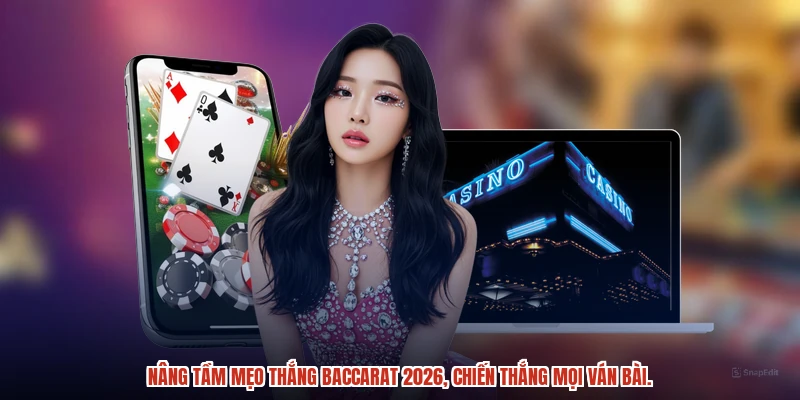 Nâng tầm mẹo thắng baccarat 2026, chiến thắng mọi ván bài.