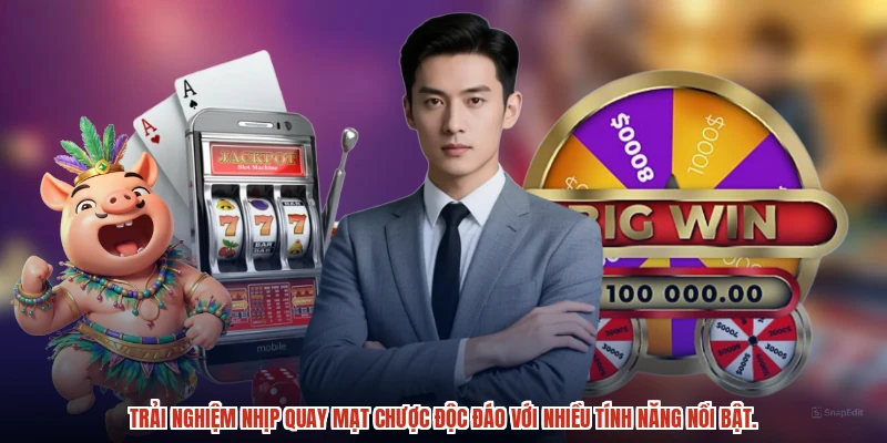 Trải nghiệm nhịp quay mạt chược độc đáo với nhiều tính năng nổi bật.